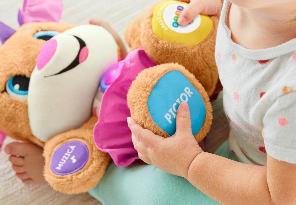 FISHER PRICE CATELUSA SIS VORBESTE IN LIMBA ROMANA - Atelieru' lui Mesterica
