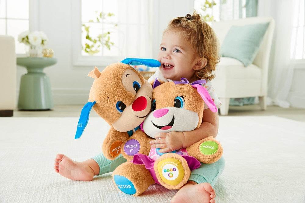 FISHER PRICE CATELUSA SIS VORBESTE IN LIMBA ROMANA - Atelieru' lui Mesterica