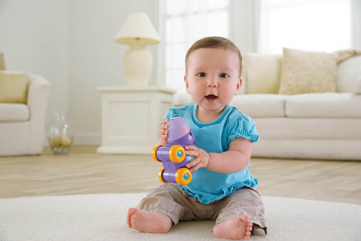 FISHER PRICE JUCARIE APASA SI MERGI HIPOPOTAM Atelieru' lui Mesterica | Jucarii, haine si incaltaminte pentru copii