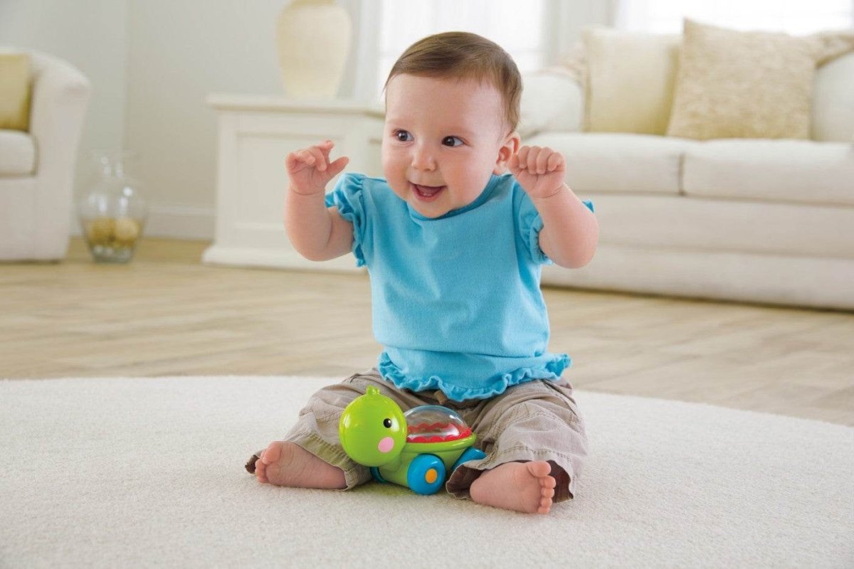 FISHER PRICE JUCARIE APASA SI MERGI TESTOASA - Atelieru' lui Mesterica