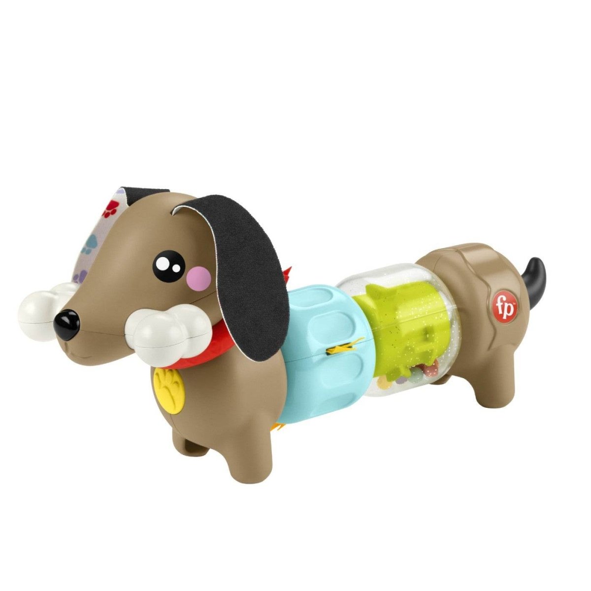 FISHER PRICE JUCARIE CATELUS DE ACTIVITATE PENTRU BEBELUSI CLICK AND SPIN - Atelieru' lui Mesterica