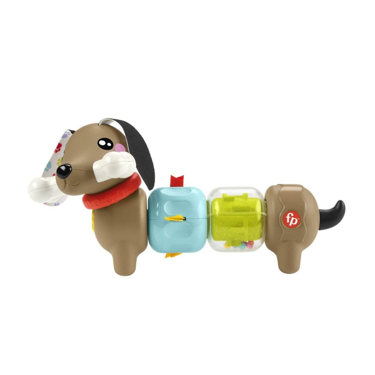 FISHER PRICE JUCARIE CATELUS DE ACTIVITATE PENTRU BEBELUSI CLICK AND SPIN - Atelieru' lui Mesterica