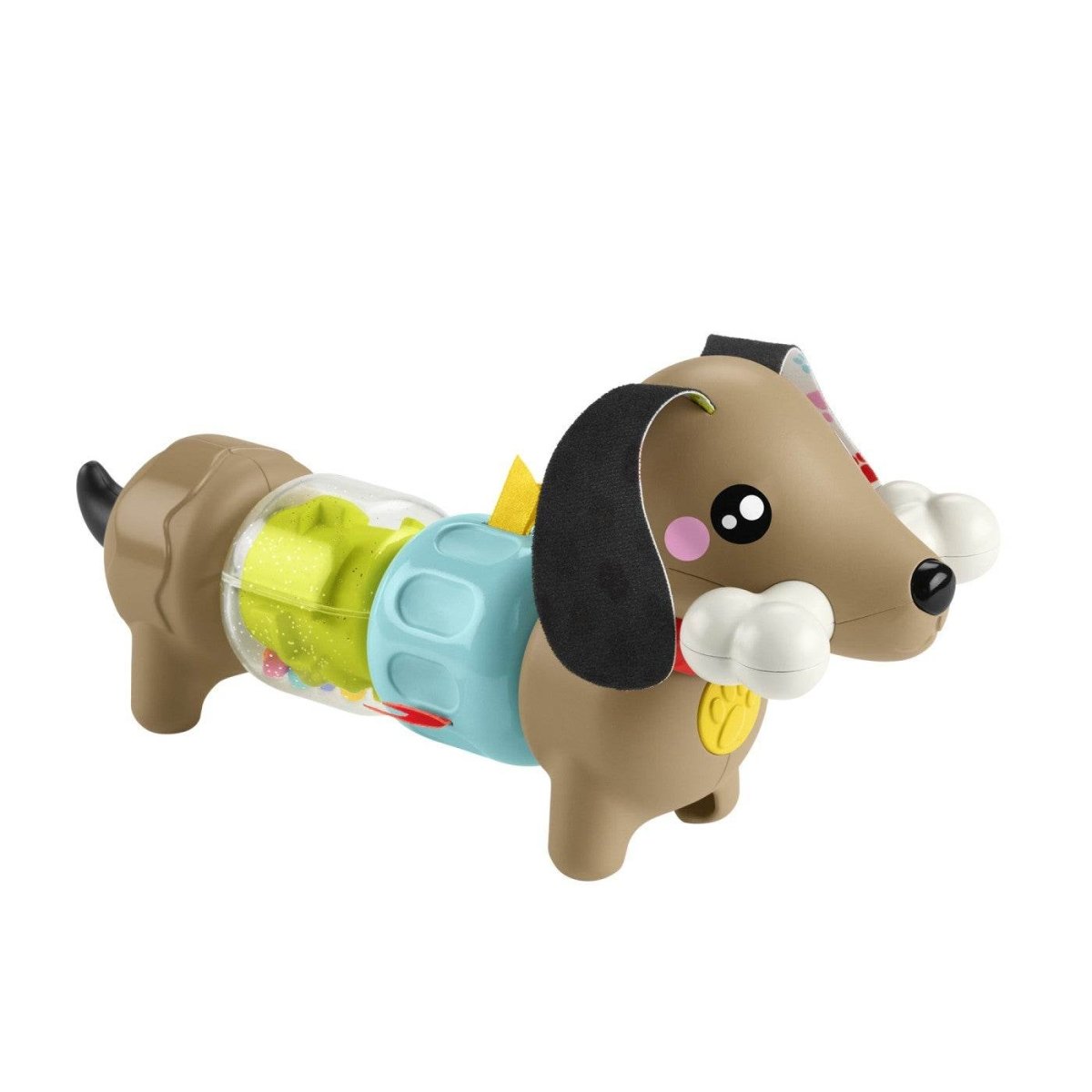 FISHER PRICE JUCARIE CATELUS DE ACTIVITATE PENTRU BEBELUSI CLICK AND SPIN - Atelieru' lui Mesterica