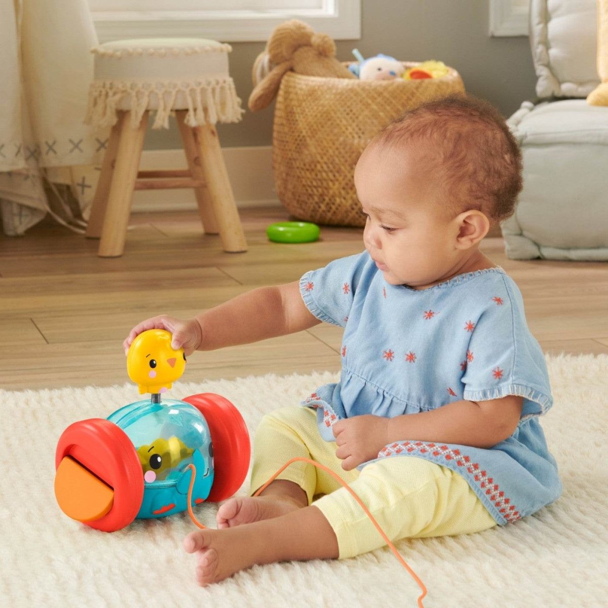 FISHER PRICE JUCARIE DE TRAS ELEFANTEL Atelieru' lui Mesterica | Jucarii, haine si incaltaminte pentru copii