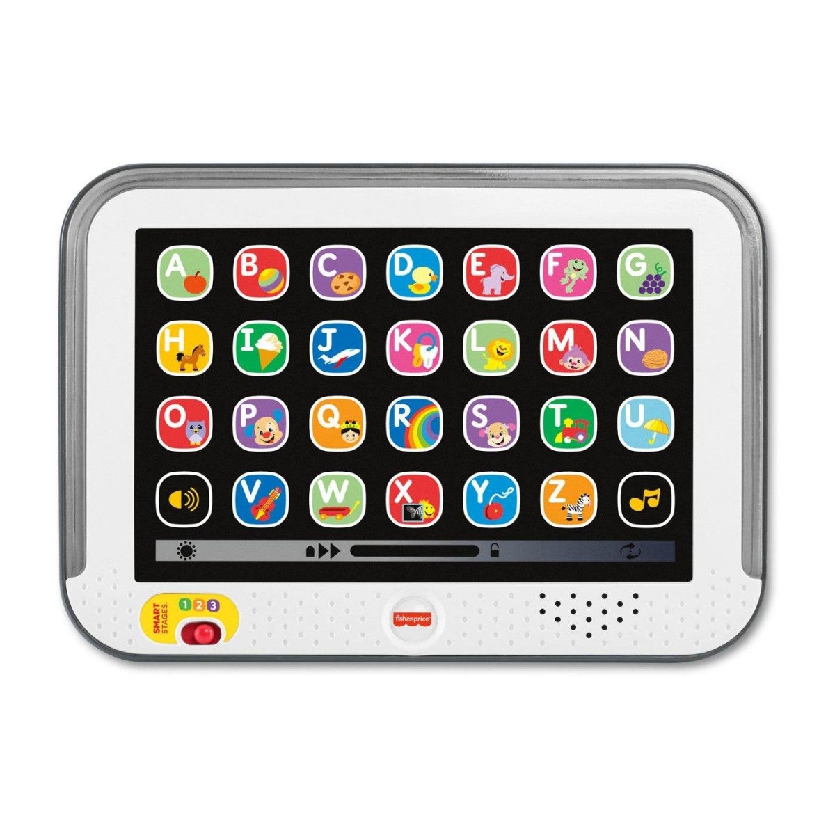 FISHER PRICE LAUGH LEARN TABLETA SMART CU 3 NIVELURI DE DEZVOLTARE LIMBA ROMANA - Atelieru' lui Mesterica