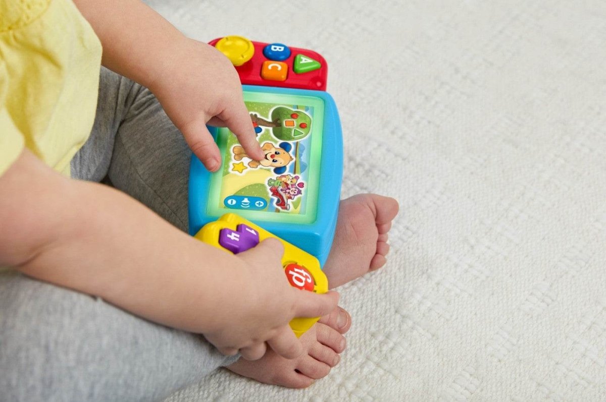 FISHER PRICE LAUGH&LEARN CONSOLA BEBE IN LIMBA ROMANA Atelieru' lui Mesterica | Jucarii, haine si incaltaminte pentru copii