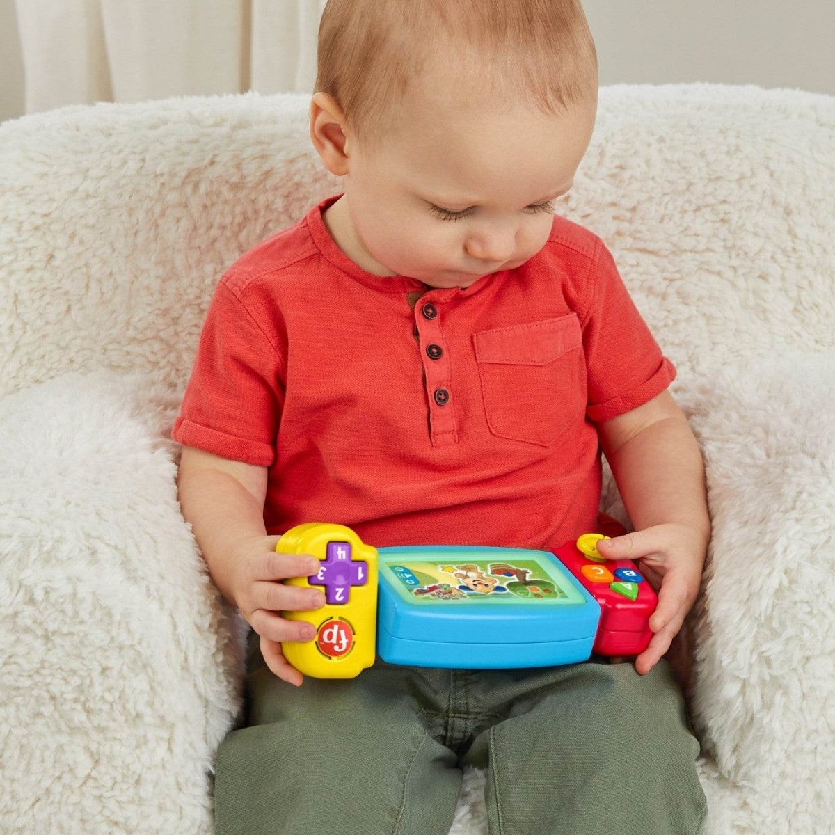 FISHER PRICE LAUGH&LEARN CONSOLA BEBE IN LIMBA ROMANA Atelieru' lui Mesterica | Jucarii, haine si incaltaminte pentru copii