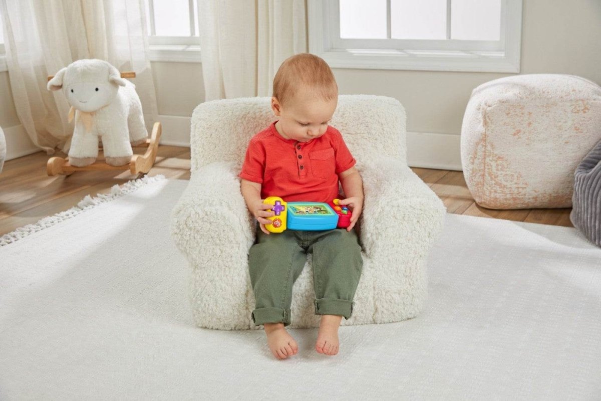 FISHER PRICE LAUGH&LEARN CONSOLA BEBE IN LIMBA ROMANA - Atelieru' lui Mesterica