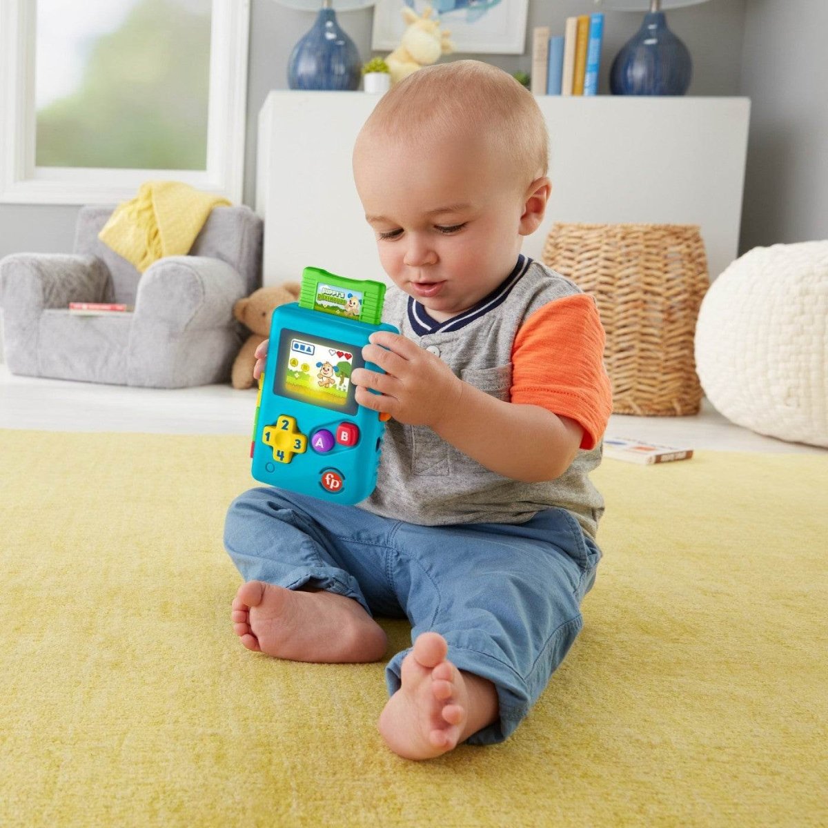 FISHER PRICE LAUGH&LEARN CONSOLA DE JOC INTERACTIVA IN LIMBA ROMANA Atelieru' lui Mesterica | Jucarii, haine si incaltaminte pentru copii