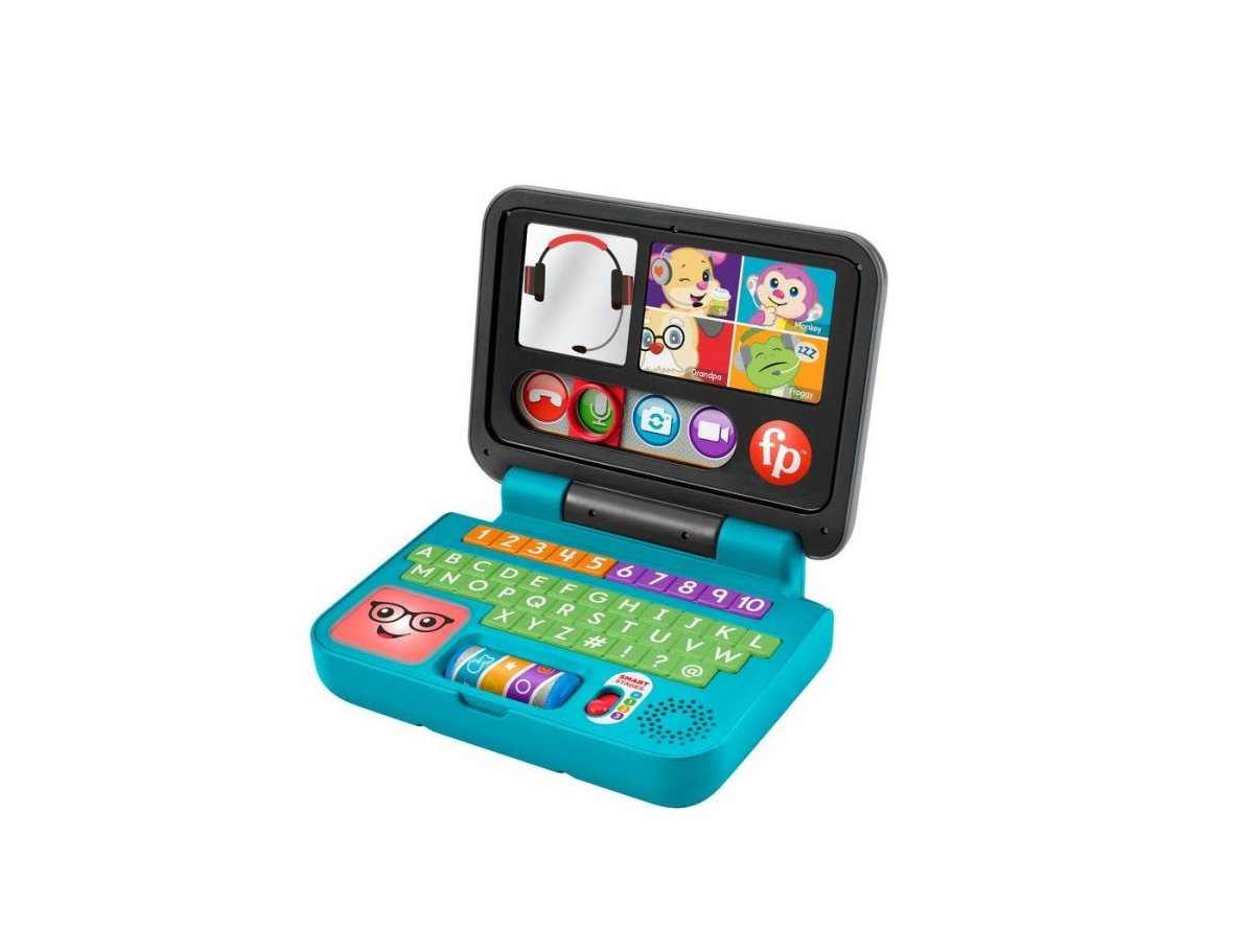 FISHER PRICE LAUGH&LEARN LAPTOP INTERACTIV IN LIMBA ROMANA - Atelieru' lui Mesterica