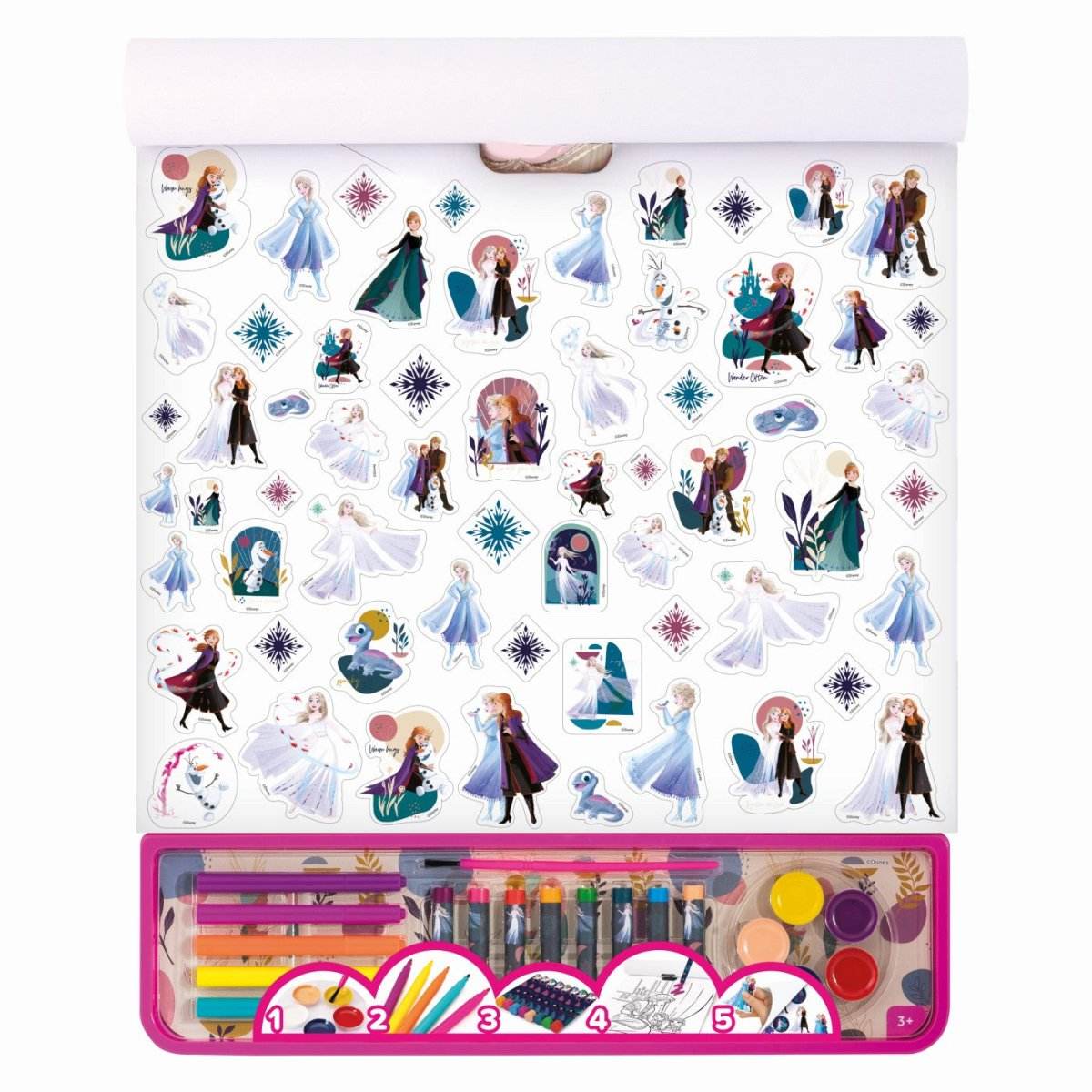 FROZEN SET PENTRU DESEN GIGA BLOCK 5 IN 1 - Atelieru' lui Mesterica