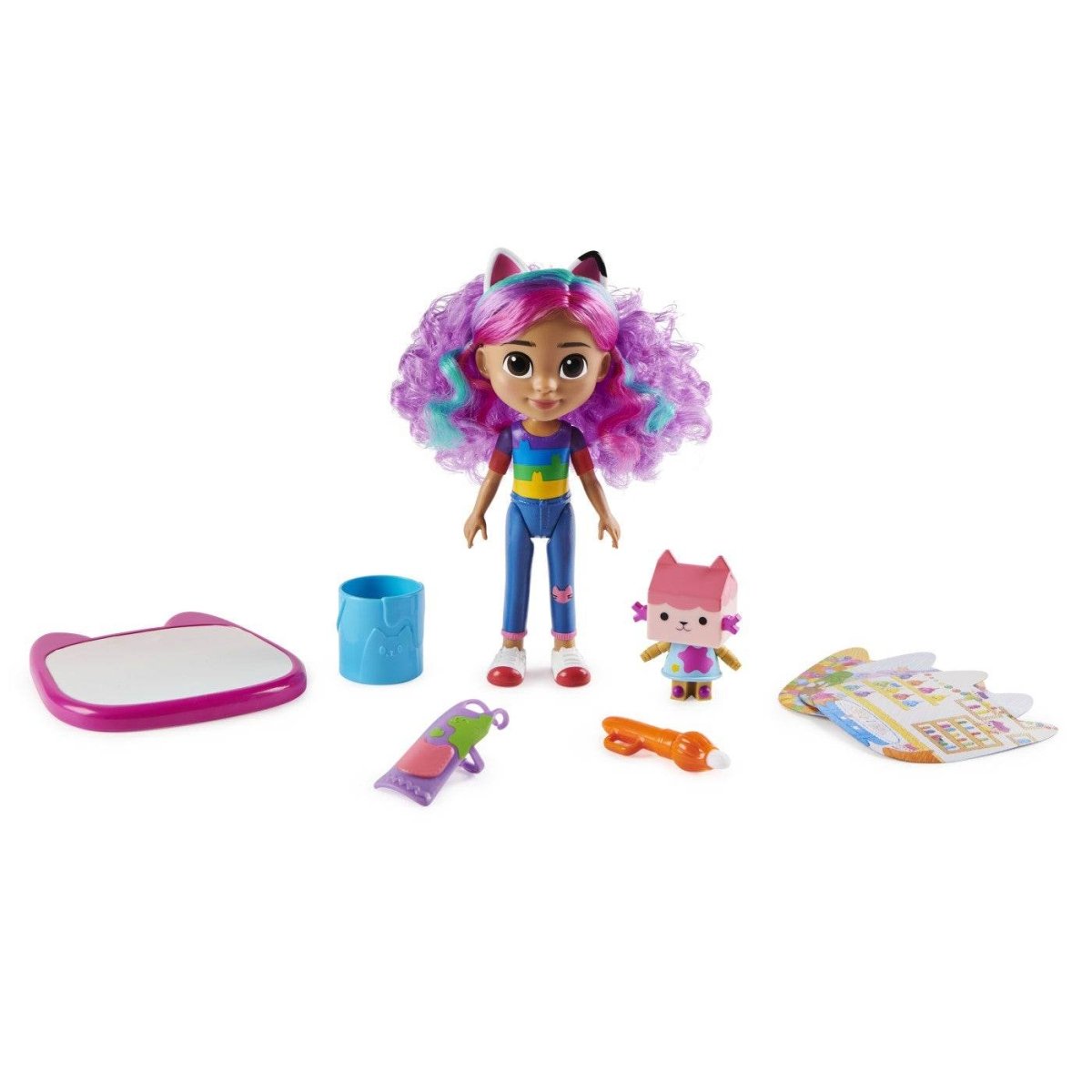 GABBYS DOLLHOUSE PAPUSA GABBY SI SET DE CREATIE Atelieru' lui Mesterica | Jucarii, haine si incaltaminte pentru copii