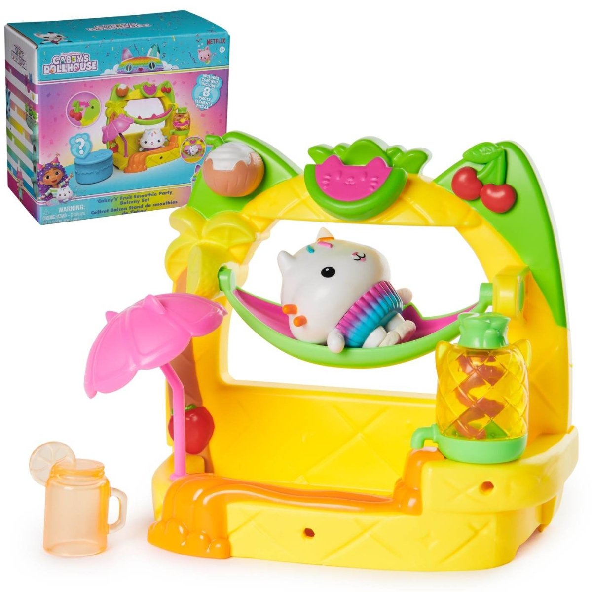 GABBYS DOLLHOUSE SET BALCON PENTRU PETRECEREA CU SMOOTHIE A LUI CAKEY Atelieru' lui Mesterica | Jucarii, haine si incaltaminte pentru copii