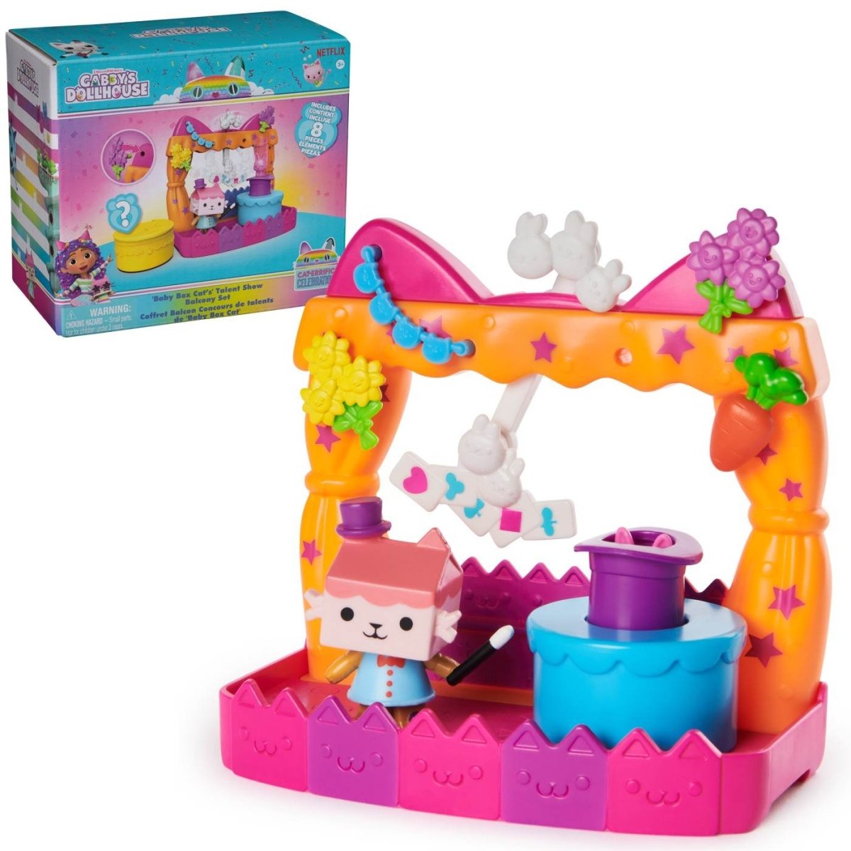 GABBYS DOLLHOUSE SET BALCON TALENT SHOW Atelieru' lui Mesterica | Jucarii, haine si incaltaminte pentru copii