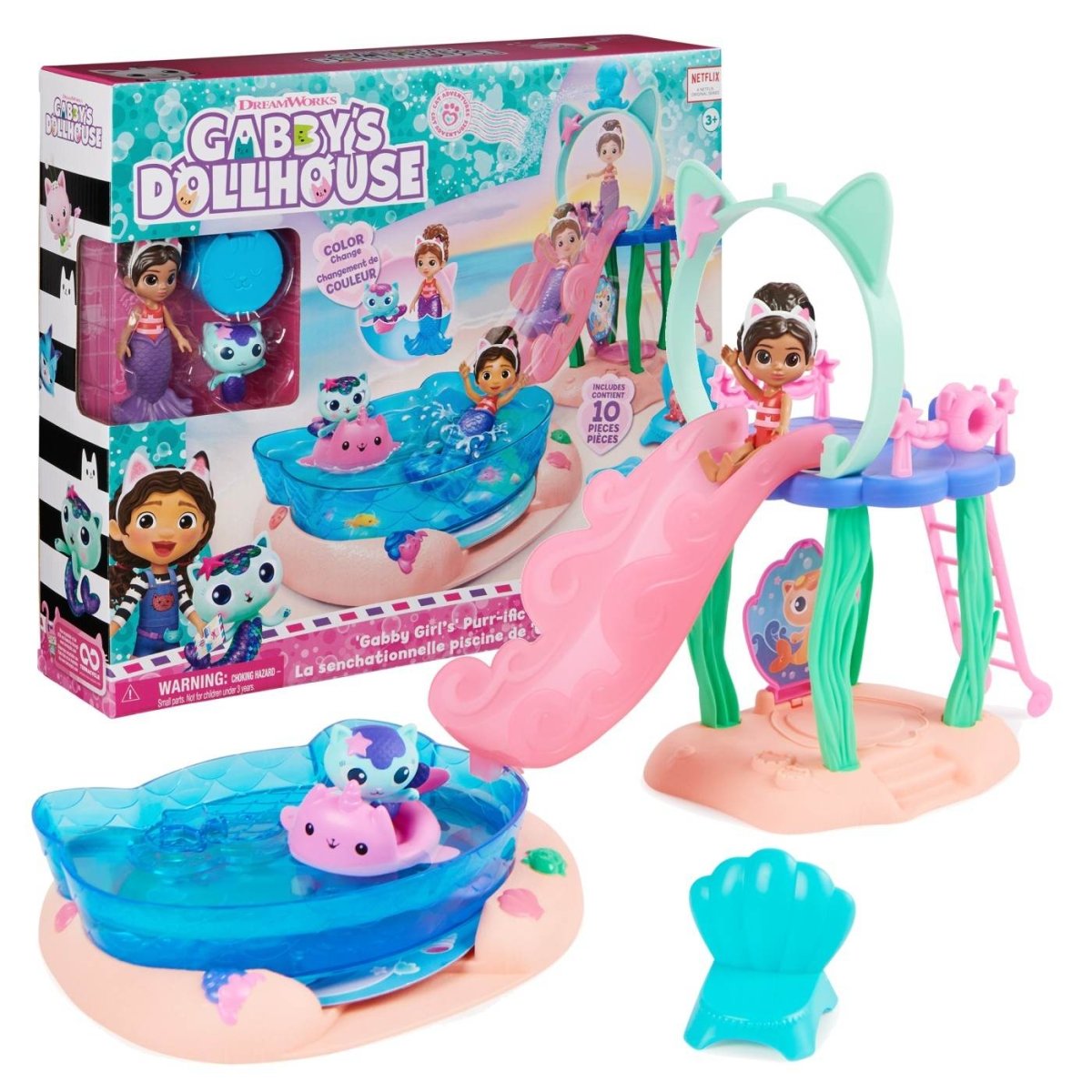 GABBYS DOLLHOUSE SET DE JOACA PISCINA Atelieru' lui Mesterica | Jucarii, haine si incaltaminte pentru copii