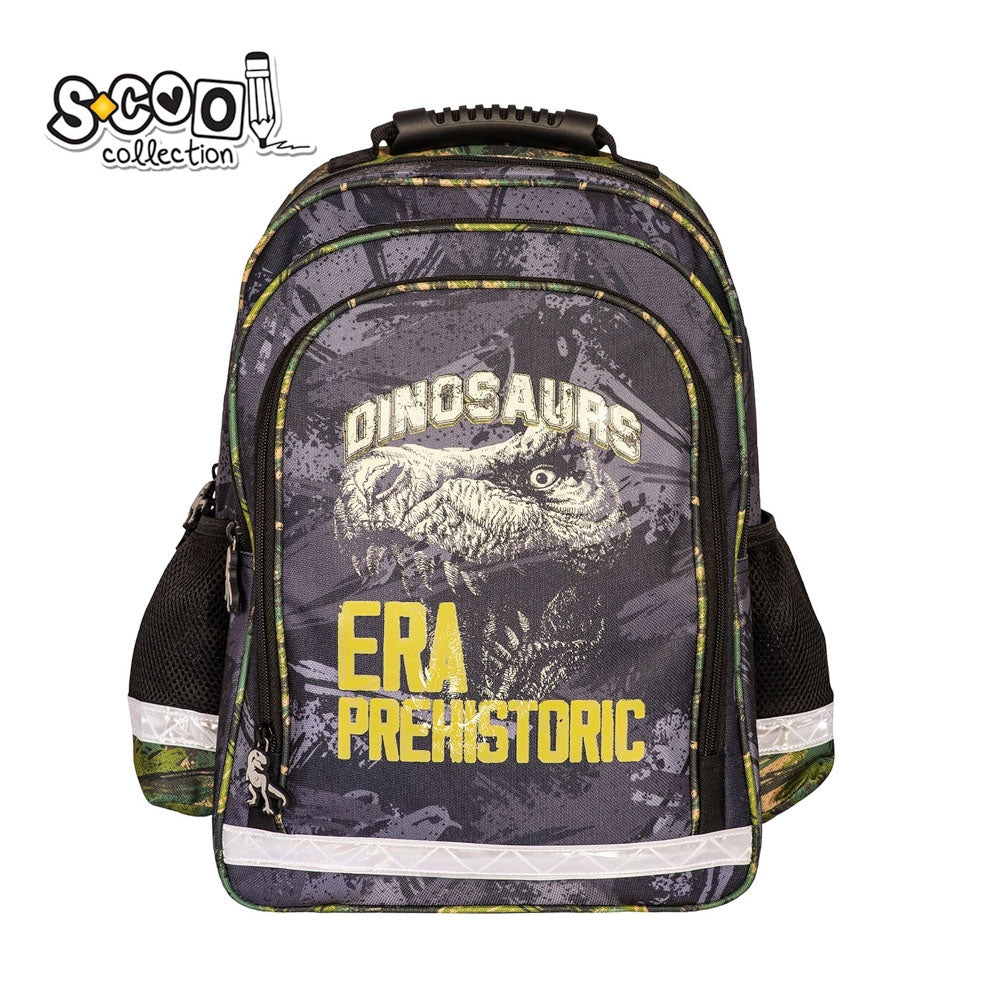 Ghiozdan ergonomic DINO, 40.5x29x13.5 cm - S-COOL