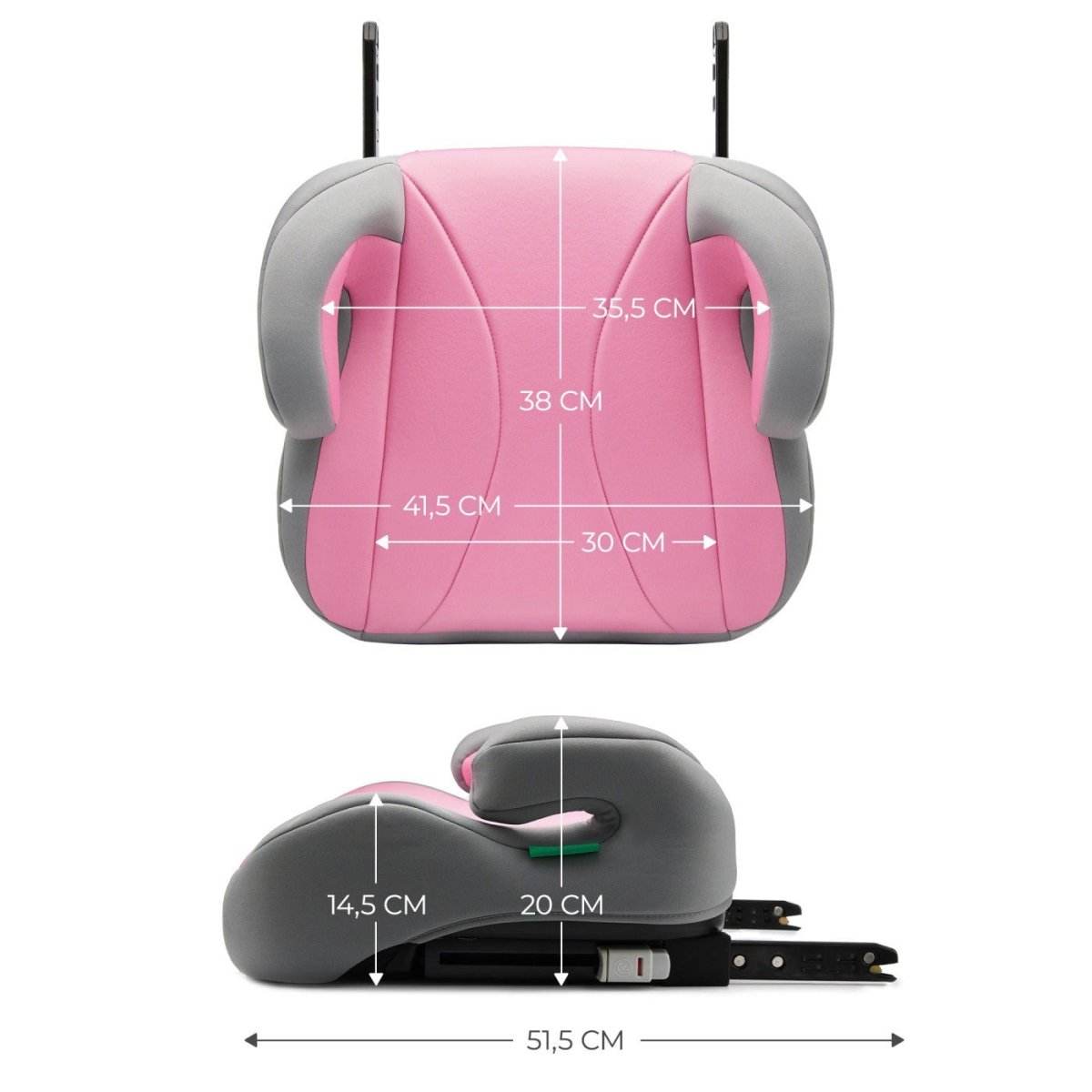 INALTATOR AUTO KINDERKRAFT BOOST, I - SIZE 135 - 150 CM, ROSE PINK Atelieru' lui Mesterica | Jucarii, haine si incaltaminte pentru copii
