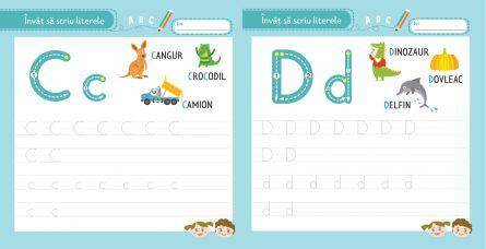 Invat sa scriu literele - Atelieru' lui Mesterica
