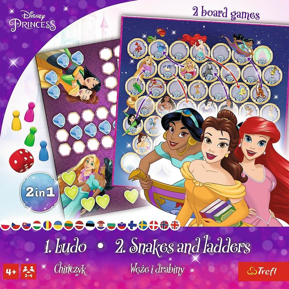 JOC DISNEY PRINCESS 2IN1 LUDO SI SERPISORI SCARI - Atelieru' lui Mesterica