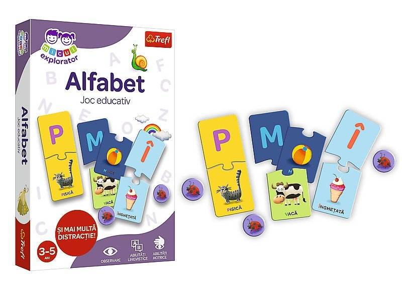 JOC EDUCATIV ALFABETUL MICUL EXPLORATOR - Atelieru' lui Mesterica