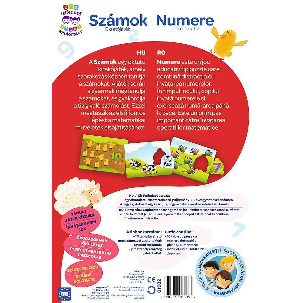 JOC EDUCATIV INVATA NUMERELE MICUL EXPLORATOR - Atelieru' lui Mesterica