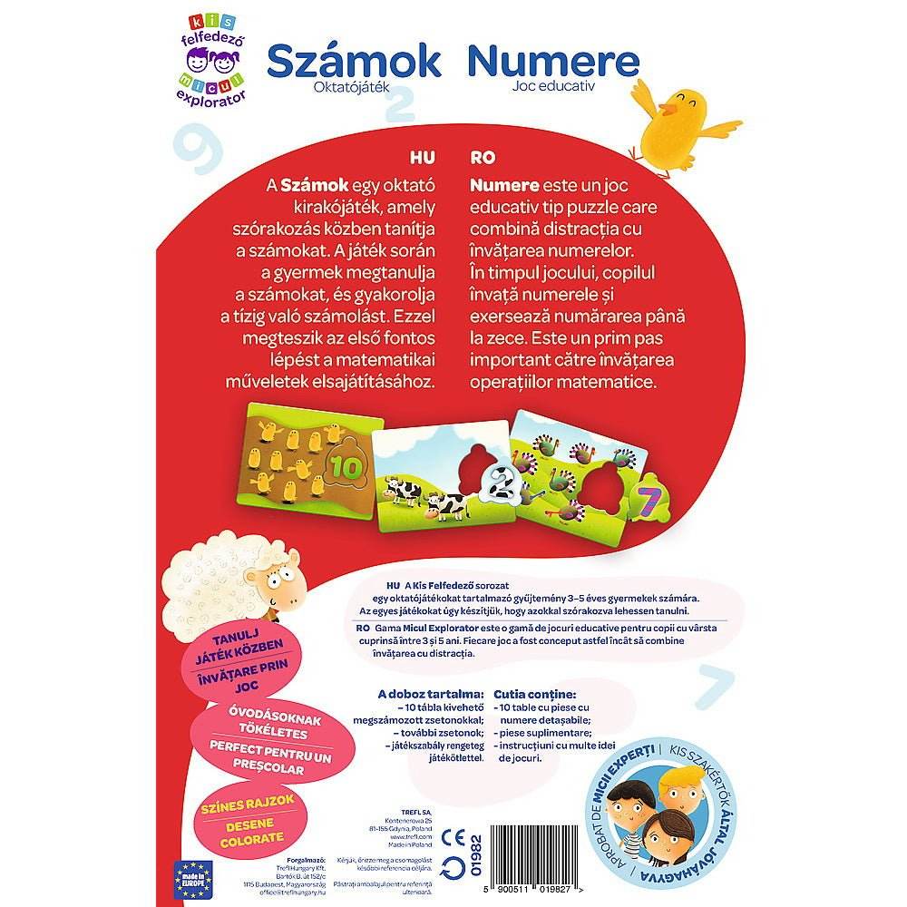 JOC EDUCATIV INVATA NUMERELE MICUL EXPLORATOR - Atelieru' lui Mesterica