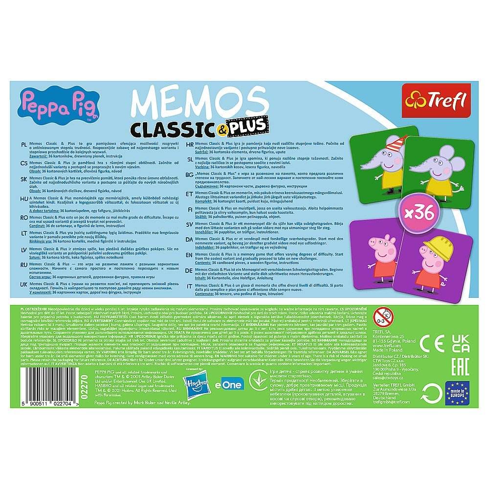 JOC MEMOS CLASSIC PLUS PEPPA PIG - Atelieru' lui Mesterica