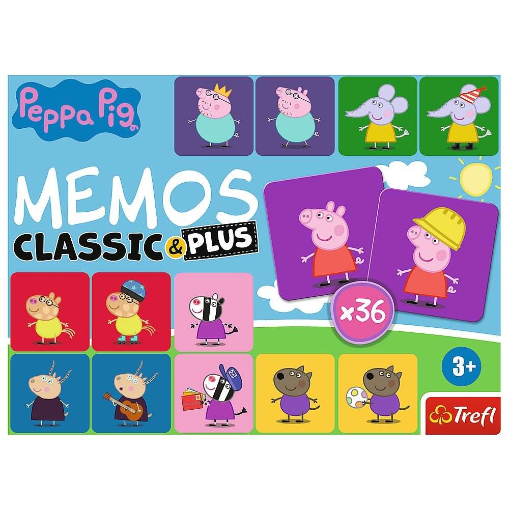JOC MEMOS CLASSIC PLUS PEPPA PIG - Atelieru' lui Mesterica