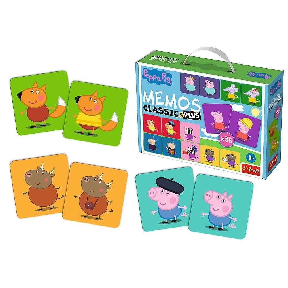 JOC MEMOS CLASSIC PLUS PEPPA PIG - Atelieru' lui Mesterica