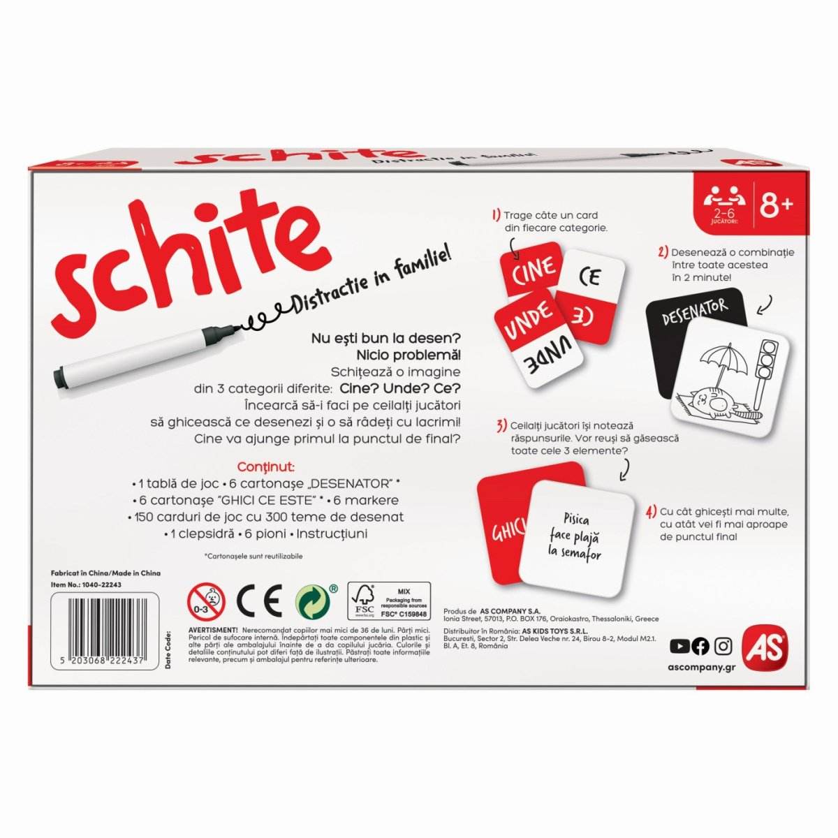 JOC SCHITE DISTRACTIE IN FAMILIE - Atelieru' lui Mesterica