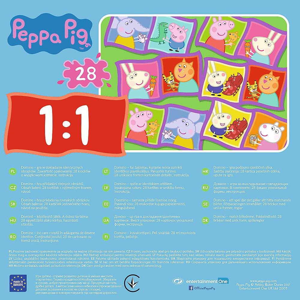 JOC TREFL DOMINO PEPPA PIG - Atelieru' lui Mesterica