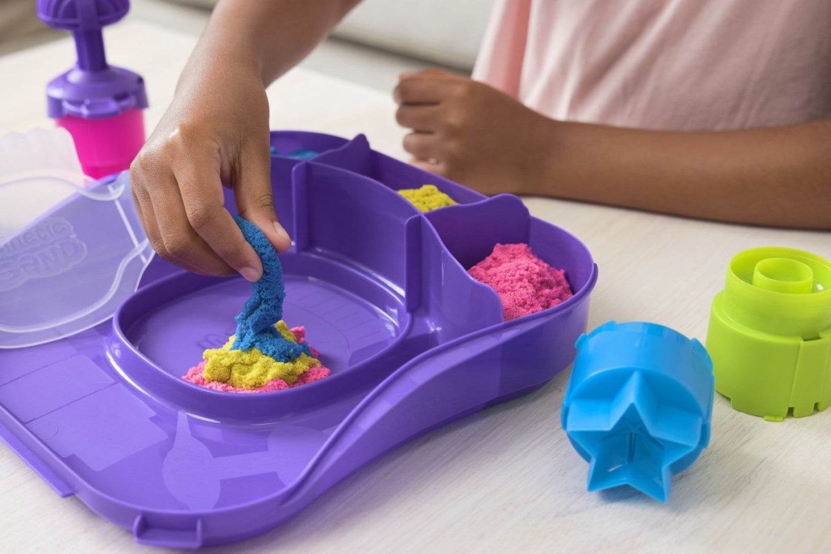 KINETIC SAND SET NISIP SQUISH MOTION - Atelieru' lui Mesterica