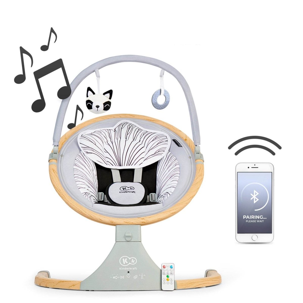 LEAGAN ELECTRIC 2 IN 1 KINDERKRAFT LUMI, GREY Atelieru' lui Mesterica | Jucarii, haine si incaltaminte pentru copii