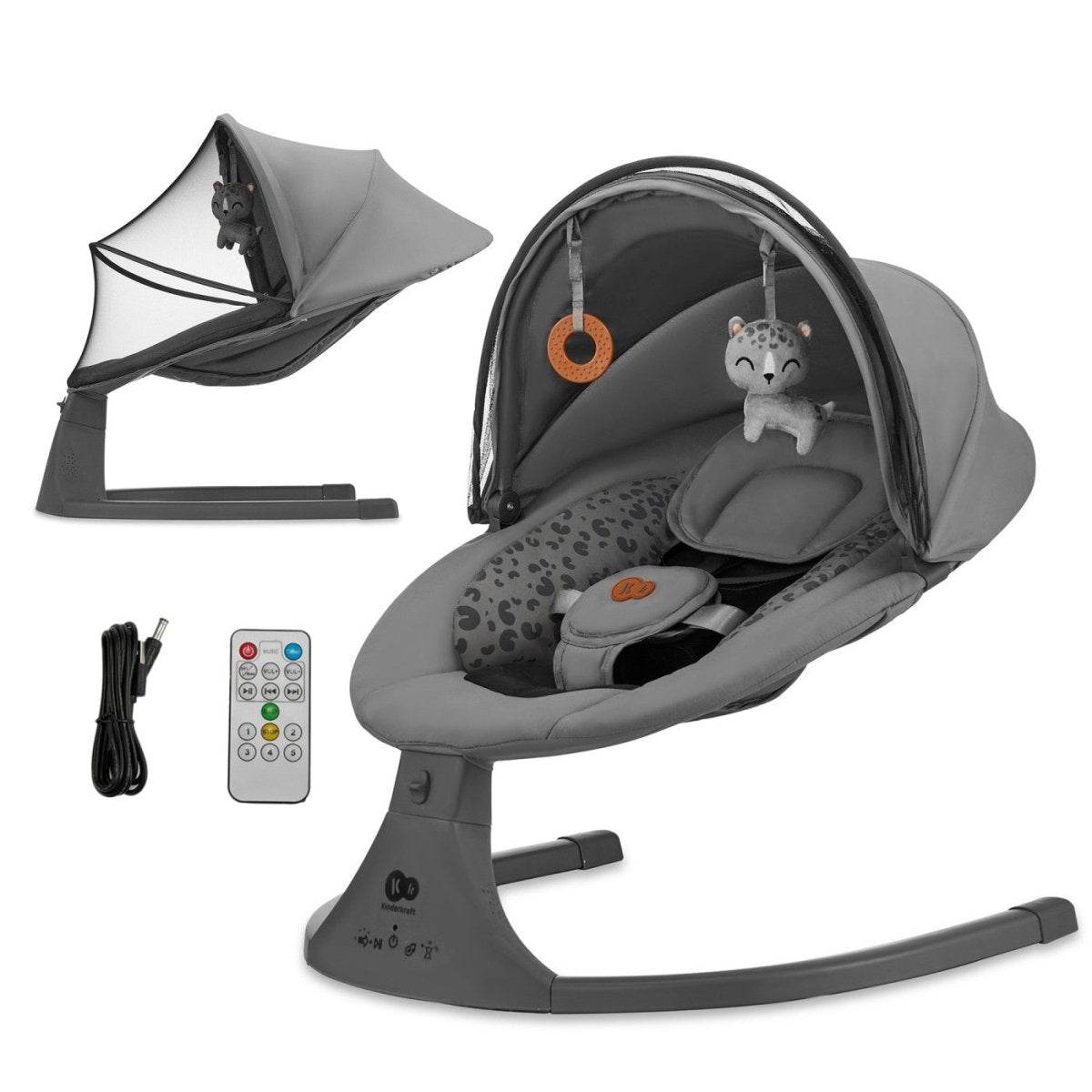 LEAGAN ELECTRIC KINDERKRAFT LUMI 2, DARK GREY Atelieru' lui Mesterica | Jucarii, haine si incaltaminte pentru copii