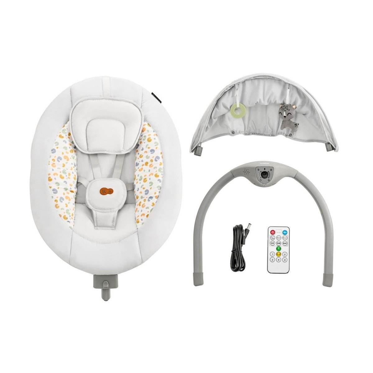 LEAGAN ELECTRIC KINDERKRAFT LUMI 2, LIGHT GREY - Atelieru' lui Mesterica