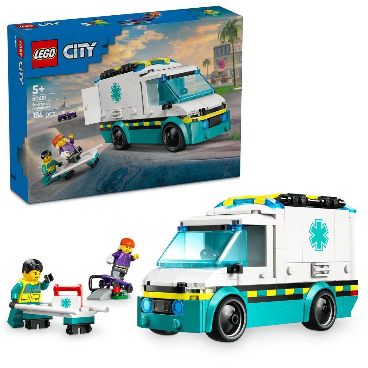 LEGO CITY AMBULANTA DE URGENTE 60451 - Atelieru' lui Mesterica