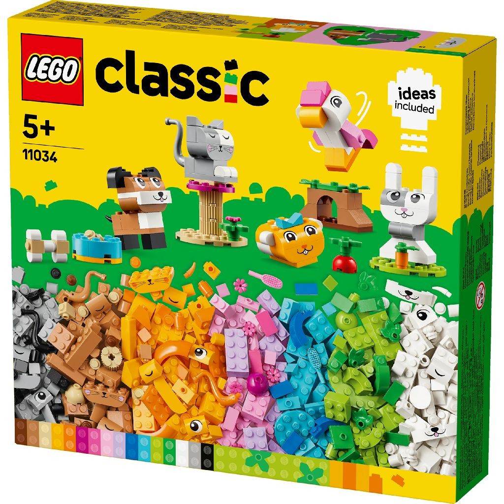 LEGO CLASSIC ANIMALUTE CREATIVE 11034 Atelieru' lui Mesterica | Jucarii, haine si incaltaminte pentru copii
