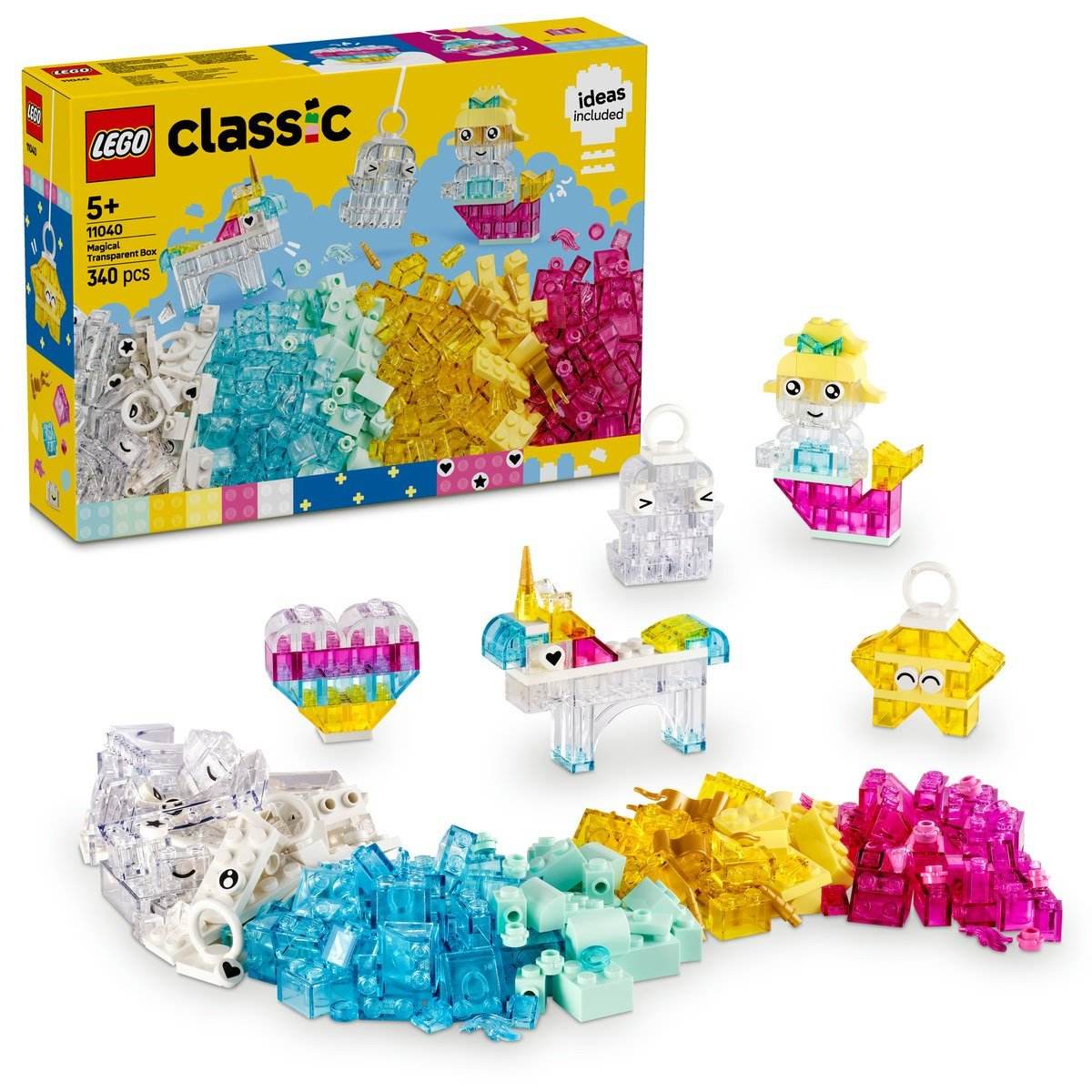 LEGO CLASSIC CUTIE TRANSPARENTA MAGICA 11040 - Atelieru' lui Mesterica