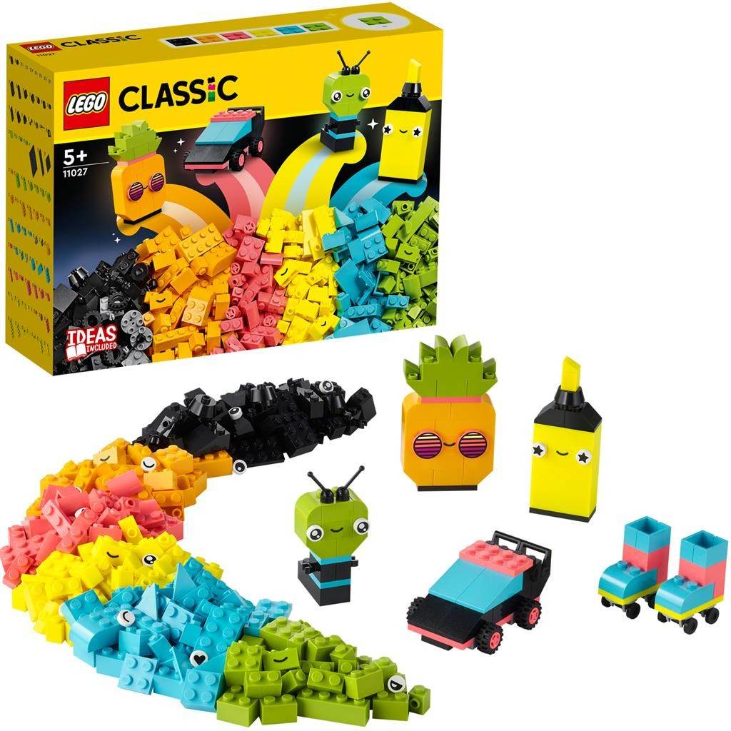 LEGO CLASSIC DISTRACTIE CREATIVA CU NEOANE 11027 Atelieru' lui Mesterica | Jucarii, haine si incaltaminte pentru copii