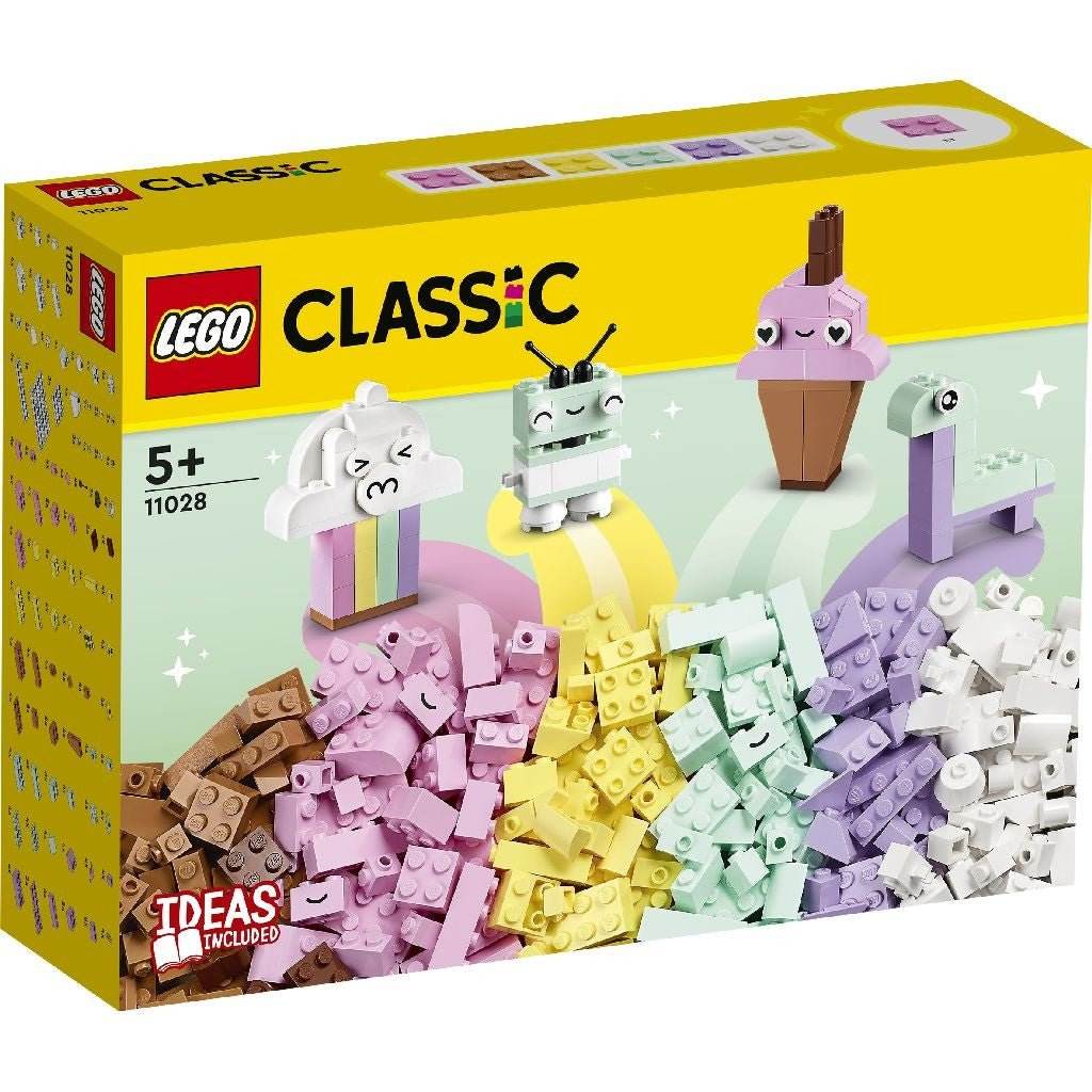 LEGO CLASSIC DISTRACTIE CREATIVA IN CULORI PASTELATE 11028 - Atelieru' lui Mesterica