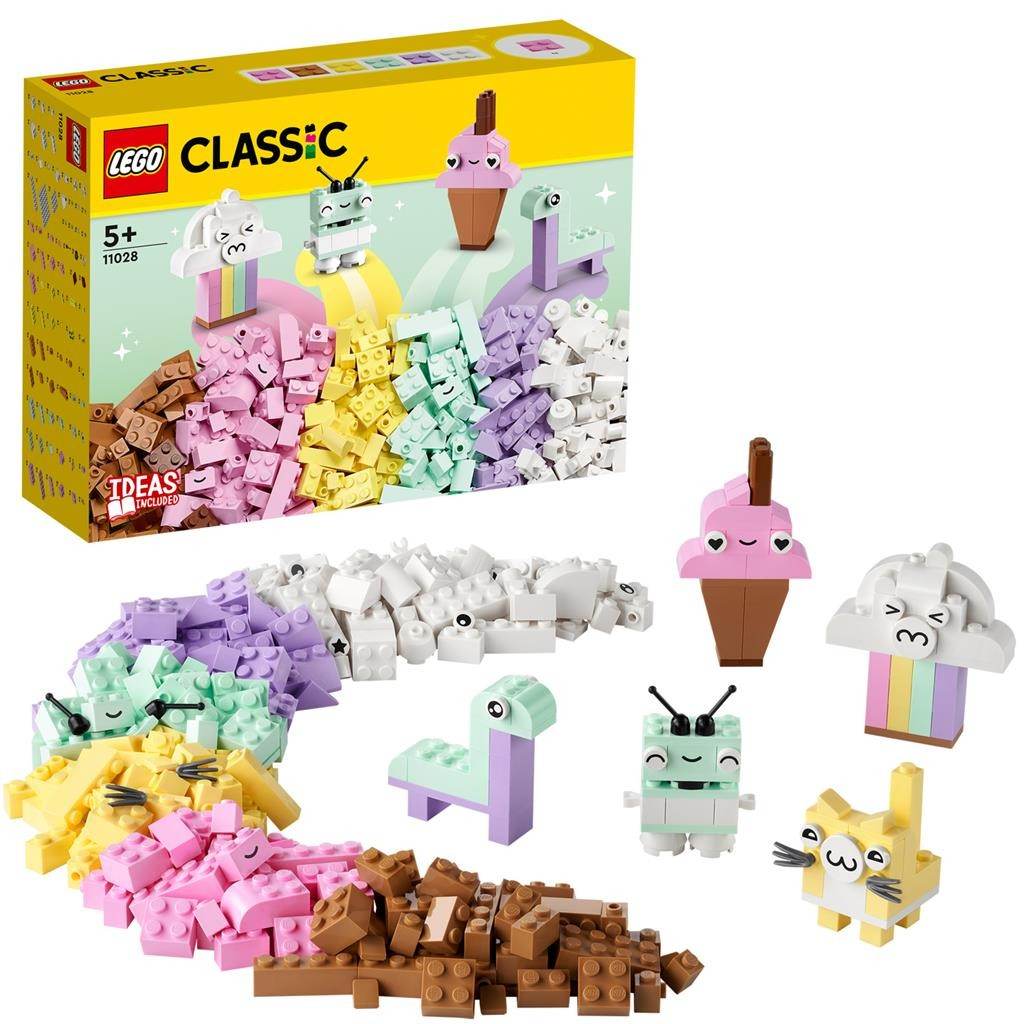 LEGO CLASSIC DISTRACTIE CREATIVA IN CULORI PASTELATE 11028 Atelieru' lui Mesterica | Jucarii, haine si incaltaminte pentru copii