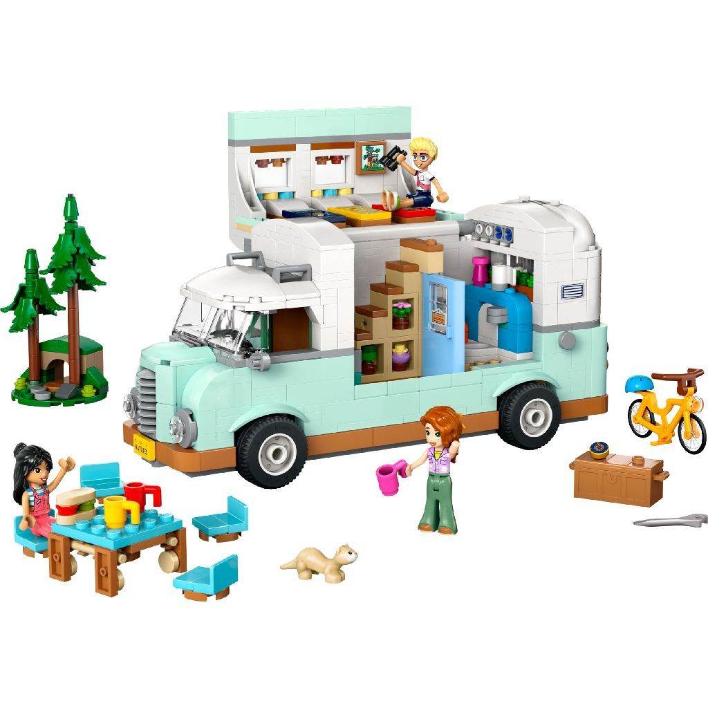 LEGO FRIENDS AVENTURA ÎN RULOTA CU PRIETENII 42663 Atelieru' lui Mesterica | Jucarii, haine si incaltaminte pentru copii