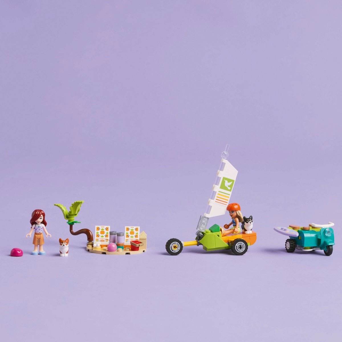 LEGO FRIENDS AVENTURI CU CATEI LA SURFING SI PE SCUTER 42641 - Atelieru' lui Mesterica