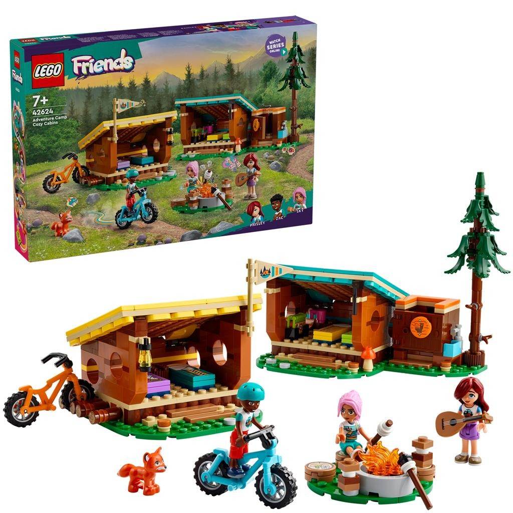 LEGO FRIENDS CABANE CONFORTABILE IN TABARA DE AVENTURI 42624 Atelieru' lui Mesterica | Jucarii, haine si incaltaminte pentru copii