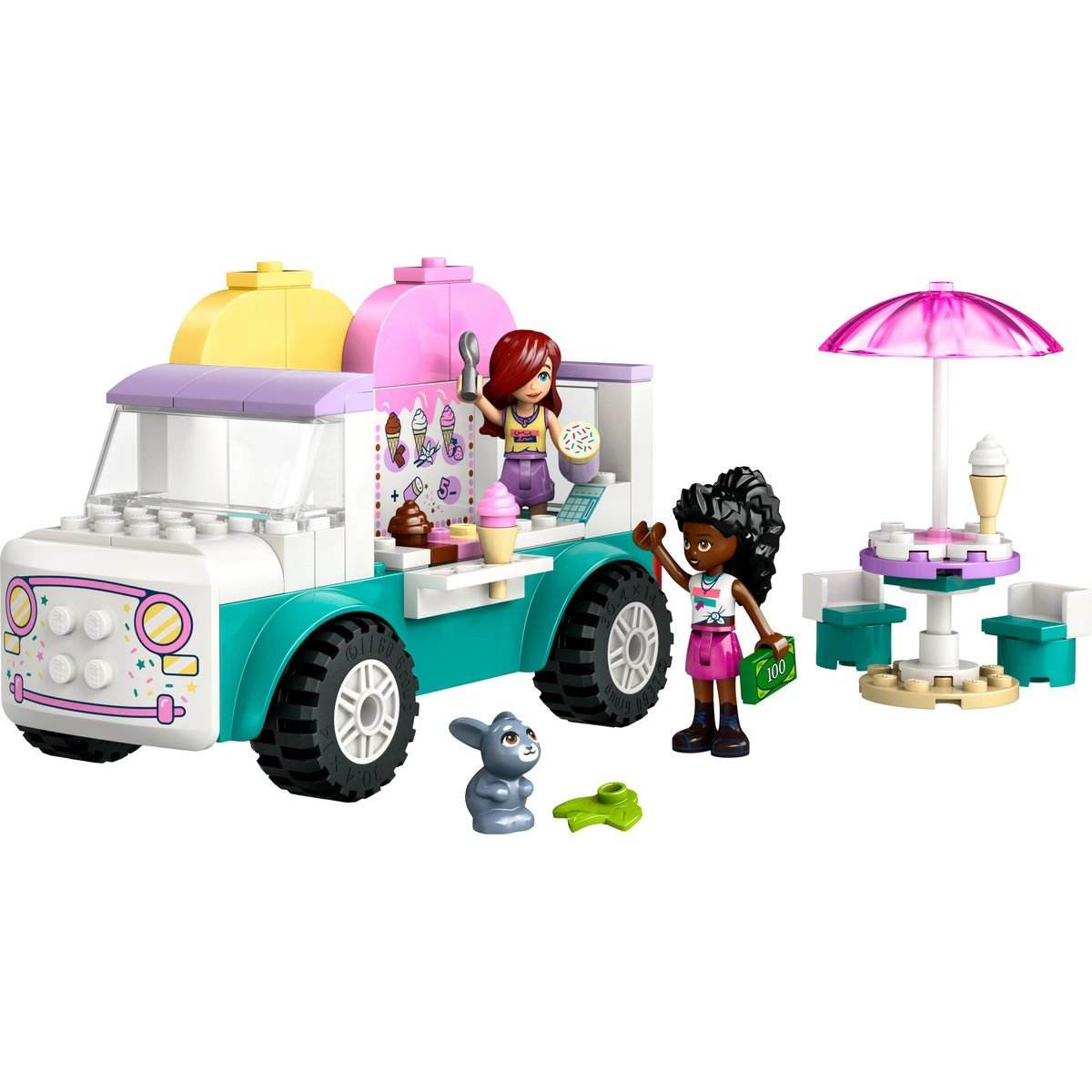 LEGO FRIENDS FURGONETA DE INGHETATA IN ORASUL HEARTLAKE 42644 - Atelieru' lui Mesterica