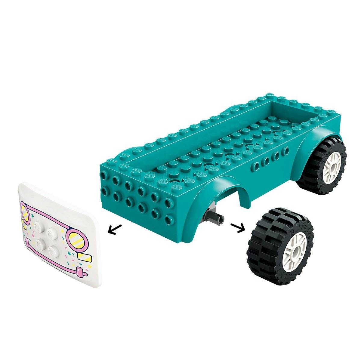 LEGO FRIENDS FURGONETA DE INGHETATA IN ORASUL HEARTLAKE 42644 - Atelieru' lui Mesterica