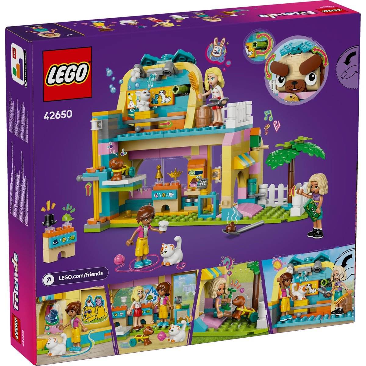 LEGO FRIENDS MAGAZIN DE ACCESORII PENTRU ANIMALE DE COMPANIE 42650 - Atelieru' lui Mesterica