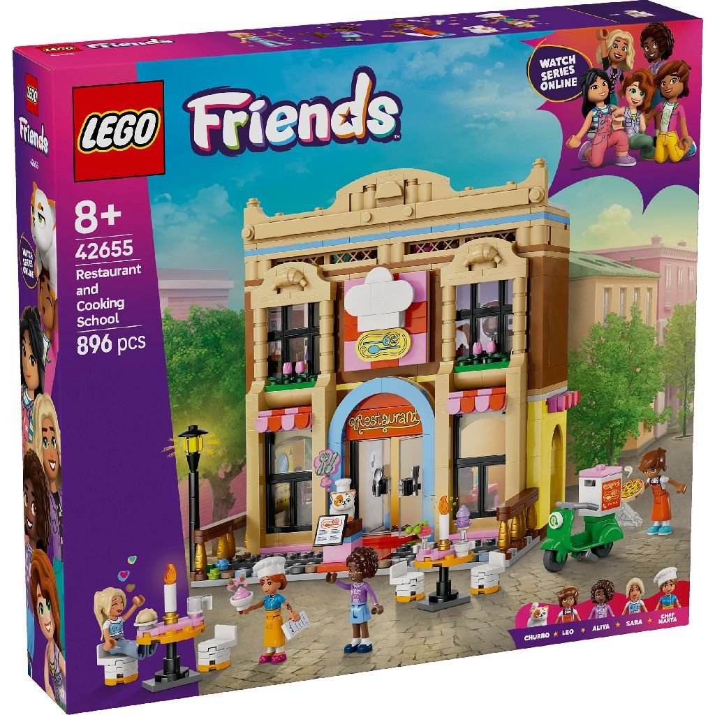 LEGO FRIENDS RESTAURANT SI SCOALA DE GASTRONOMIE 42655 - Atelieru' lui Mesterica
