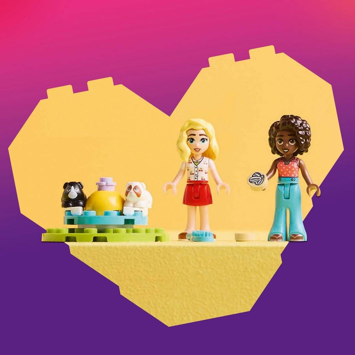 LEGO FRIENDS TEREN DE JOACA PENTRU PORCUSORI DE GUINEEA 42640 - Atelieru' lui Mesterica