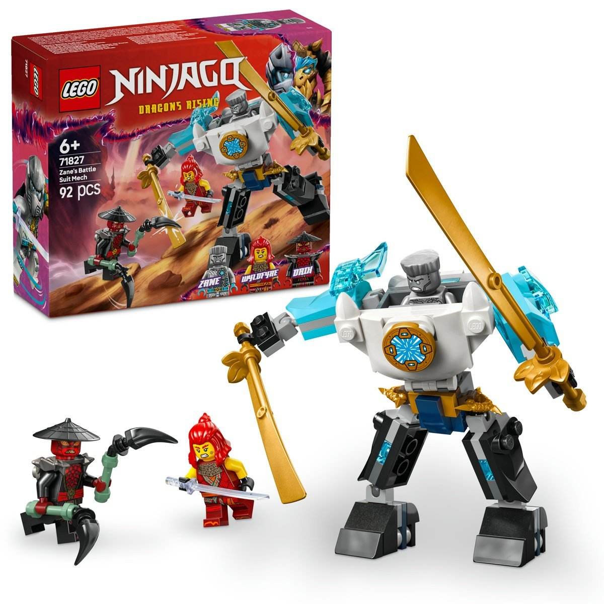 LEGO NINJAGO COSTUMUL ROBOT DE LUPTA AL LUI ZANE 71827 - Atelieru' lui Mesterica